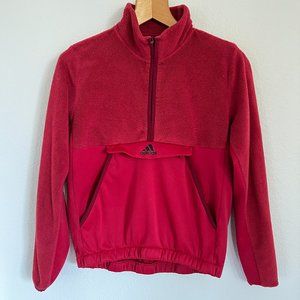 Adidas red streetwear jacket